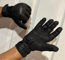 Load image into Gallery viewer, Tactical Leather Gloves Steel Shot Police Security Padded Motorcycle Gloves 1LB per pair