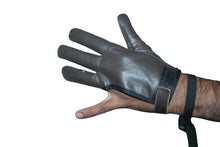 Load image into Gallery viewer, TRADITIONAL ARCHER GLOVE TOP QUALITY GLOVE 100% REAL LEATHER CHOCLATE