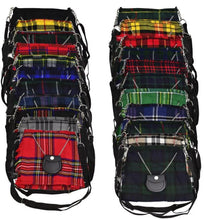 Load image into Gallery viewer, Scottish Tartan Crossbody Purse Sholder Hand Kilt Shape Ladies Purse Sponge Bag