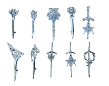 Load image into Gallery viewer, Scottish Kit Pins Various Design Chrome Finish 4" Highland Celtic Pin