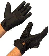 Load image into Gallery viewer, Men's Real Genuine Leather Cruiser Motorcycle Racing Knuckle Protection Gloves,