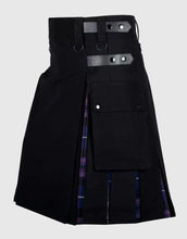 Load image into Gallery viewer, Scottish Men's Cotton & Tartan Fashion Hybrid Utility Deluxe Kilt USA Stock