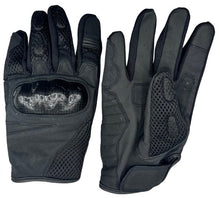Load image into Gallery viewer, Men's Real Genuine Leather Cruiser Motorcycle Racing Knuckle Protection Gloves,