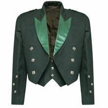 Load image into Gallery viewer, Mixed Tropical WOOL Blue Prince Charlie Jacket & waistcoat Vest- Kilt Jacket