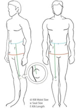 Load image into Gallery viewer, Men Scottish Fashionable Utility Kilt For Men's 100% Cotton Cargo Pockets Kilt