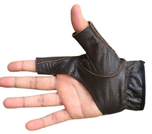Load image into Gallery viewer, Bow / Archery Shooting Leather Gloves Top quality Gloves 100% Genuine leather