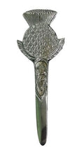 Load image into Gallery viewer, Scottish Kit Pins Various Design Chrome Finish 4" Highland Celtic Pin