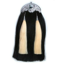 Load image into Gallery viewer, Original Long Horse Hair Sporran with Two Black Tassels