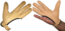 Load image into Gallery viewer, TRADITIONAL ARCHER GLOVE TOP QUALITY GLOVE 100% REAL LEATHER CHOCLATE