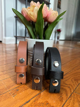 Load image into Gallery viewer, Heavy Duty Leather Belt 1" -2.5cm Wide One Piece Leather