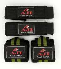 Load image into Gallery viewer, 2 Pairs Weight Lifting Wrist Wraps, Weightlifting Gym Workout Training Straps