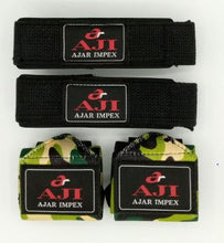 Load image into Gallery viewer, 2 Pairs Weight Lifting Wrist Wraps, Weightlifting Gym Workout Training Straps