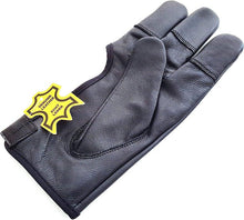 Load image into Gallery viewer, TRADITIONAL ARCHER GLOVE TOP QUALITY GLOVE 100% REAL LEATHER CHOCLATE