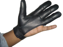 Load image into Gallery viewer, TRADITIONAL ARCHER GLOVE TOP QUALITY GLOVE 100% REAL LEATHER CHOCLATE