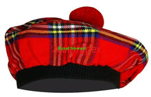 Load image into Gallery viewer, Men's & Women’s Scottish Tam O' Shanter Hat Tartan Scottish Tammy Cap One Size