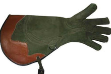 Load image into Gallery viewer, FALCONRY COWHIDE NUBUCK LEATHER EAGLE GLOVE 17 INCH ( 3 LAYER )