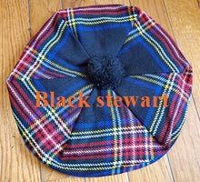 Load image into Gallery viewer, Men's & Women’s Scottish Tam O' Shanter Hat Tartan Scottish Tammy Cap One Size
