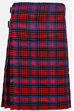 Load image into Gallery viewer, Men's 8 Yard Scottish Tartan Highland Wedding Kilt MacPherson