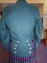 Load image into Gallery viewer, Mixed Tropical WOOL Blue Prince Charlie Jacket & waistcoat Vest- Kilt Jacket