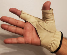 Load image into Gallery viewer, Bow / Archery Shooting Leather Gloves Top quality Gloves 100% Genuine leather