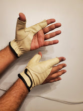 Load image into Gallery viewer, Bow / Archery Shooting Leather Gloves Top quality Gloves 100% Genuine leather
