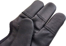 Load image into Gallery viewer, TRADITIONAL ARCHER GLOVE TOP QUALITY GLOVE 100% REAL LEATHER CHOCLATE