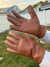 Load image into Gallery viewer, Unisex unlined Police Dressing Driving Fashion soft Sheep 100% Leather Gloves