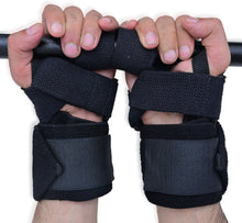 Load image into Gallery viewer, 2 Pairs Weight Lifting Wrist Wraps, Weightlifting Gym Workout Training Straps