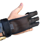 Load image into Gallery viewer, ARCHERS MESH SHOOTING 3 FINGERS GLOVE LEATHER FREE GLOVE HUNTING,SHOOTING GLOVES