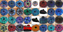 Load image into Gallery viewer, Men's & Women’s Scottish Tam O' Shanter Hat Tartan Scottish Tammy Cap One Size