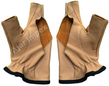 Load image into Gallery viewer, Bow / Archery Shooting Leather Gloves Top quality Gloves 100% Genuine leather