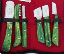 Load image into Gallery viewer, 6 Pieces Pet Grooming Stripping Knives Grooming Comb Knife Dog & Cat Horse