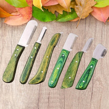 Load image into Gallery viewer, 6 Pieces Pet Grooming Stripping Knives Grooming Comb Knife Dog & Cat Horse