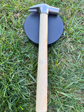 Load image into Gallery viewer, 12" Horse Hoof Nail Farrier Tool Shoe Wooden Handle Octagon Nail Driving Hammer