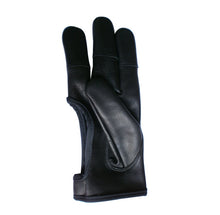 Load image into Gallery viewer, TRADITIONAL ARCHER GLOVE TOP QUALITY GLOVE 100% REAL LEATHER CHOCLATE
