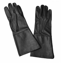 Load image into Gallery viewer, PIPER DRUMMER LEATHER GAUNTLETS / GLOVES, Band Real leather Gloves