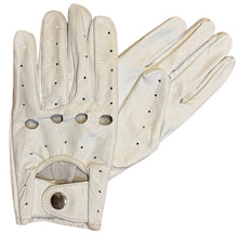 Load image into Gallery viewer, Unisex thin unlined Police holes Car Driving Fashion Sheep 100% Leather Gloves