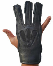 Load image into Gallery viewer, AMERICAN ARCHERY SHOOTING LEATHER GLOVE TOP QUALITY GLOVE 100% REAL LEATHER