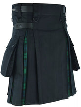 Load image into Gallery viewer, Scottish Men's Cotton & Tartan Fashion Hybrid Utility Deluxe Kilt USA Stock