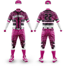 Load image into Gallery viewer, 10 Custom Base Ball Uniforms Digital Sublimation Sets Jersey and Pant Customized