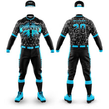 Load image into Gallery viewer, 10 Custom Base Ball Uniforms Digital Sublimation Sets Jersey and Pant Customized