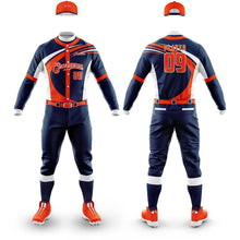 Load image into Gallery viewer, 10 Custom Base Ball Uniforms Digital Sublimation Sets Jersey and Pant Customized