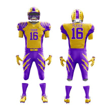 Load image into Gallery viewer, 10 Custom American Football Uniforms Digital Sublimation Sets Jersey and Pant