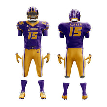 Load image into Gallery viewer, 10 Custom American Football Uniforms Digital Sublimation Sets Jersey and Pant
