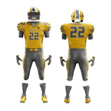 Load image into Gallery viewer, 10 Custom American Football Uniforms Digital Sublimation Sets Jersey and Pant