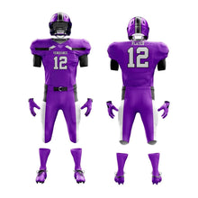 Load image into Gallery viewer, 10 Custom American Football Uniforms Digital Sublimation Sets Jersey and Pant