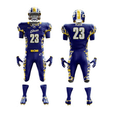 Load image into Gallery viewer, 10 Custom American Football Uniforms Digital Sublimation Sets Jersey and Pant