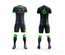 Load image into Gallery viewer, 10 Custom American Football Uniforms Digital Sublimation Sets Jersey and Pant