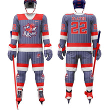 Load image into Gallery viewer, 10 Custom American Football Uniforms Digital Sublimation Sets Jersey and Pant