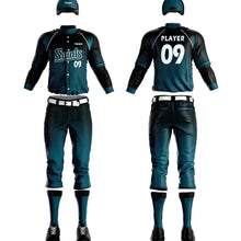 Load image into Gallery viewer, 10 Custom American Football Uniforms Digital Sublimation Sets Jersey and Pant